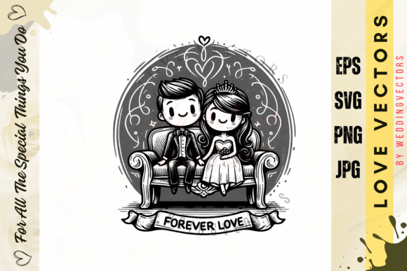 C458: Artistry Meets Matrimony in Vector Design