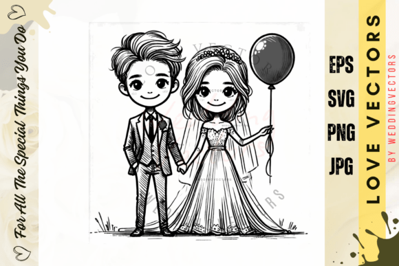 C4737: The Perfect Vector Set for Wedding Designs