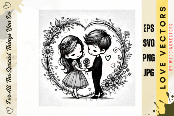 C4741 Luxury Minimalist Love Illustration: A Designer's Guide