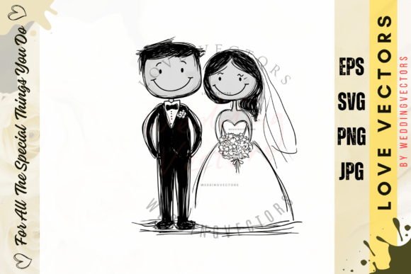 C4742: The Elegant Wedding & Love Vector Collection