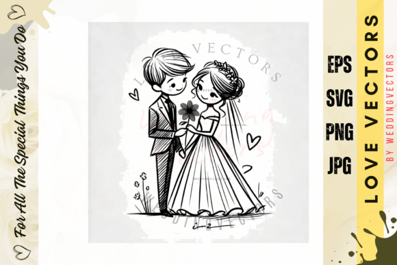 C49: Crafting Your Wedding Narrative with Premium Vectors