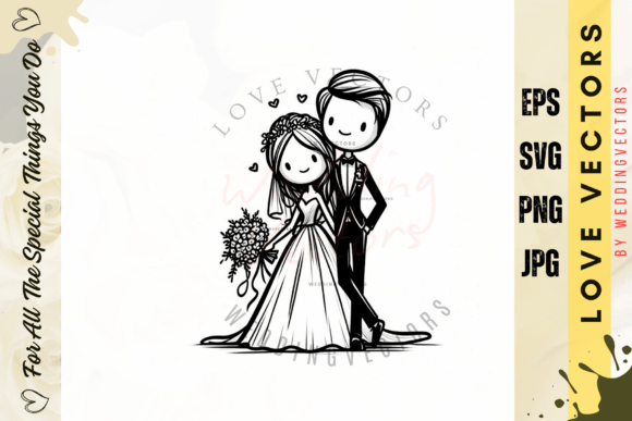 C4906: Where Romance Meets Design in Wedding Illustrations