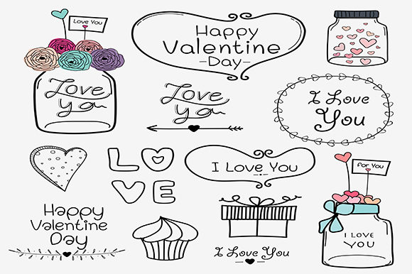Designing Romance: A Valentine Clipart and Wedding Suite