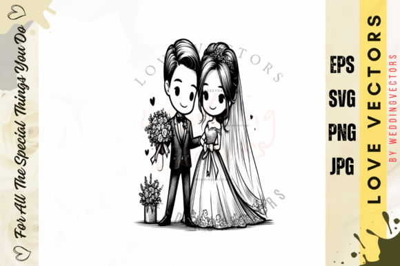 Enchanting Wedding Clipart: Meet the C4683 Collection