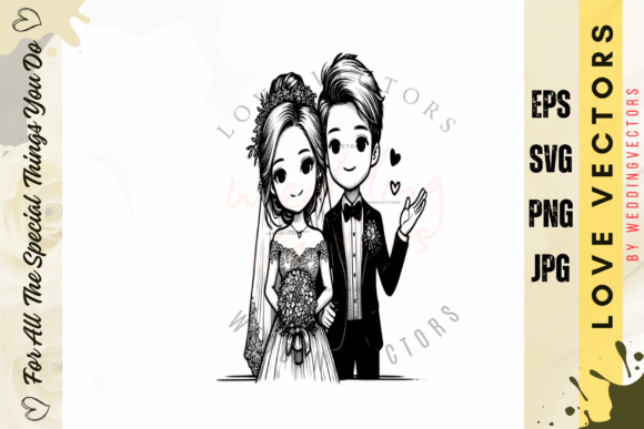 Love in Every Line: The C4730 Wedding Illustration