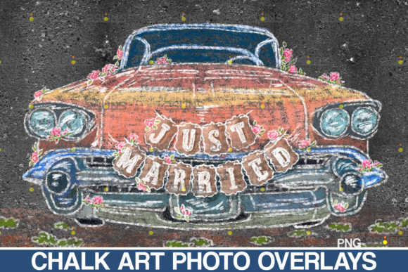 Wedding Chalk Art Overlay: Adding Handmade Charm to Your Designs
